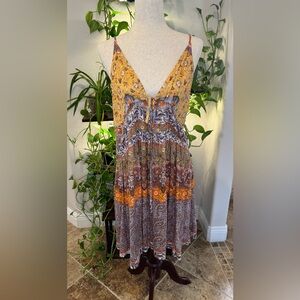 Boho Floral/Paisley Mini Dress